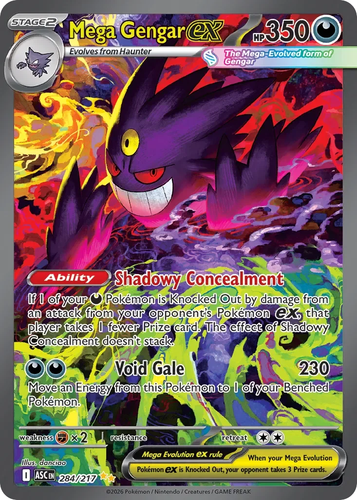 Mega Gengar ex #284 — Ascended Heroes