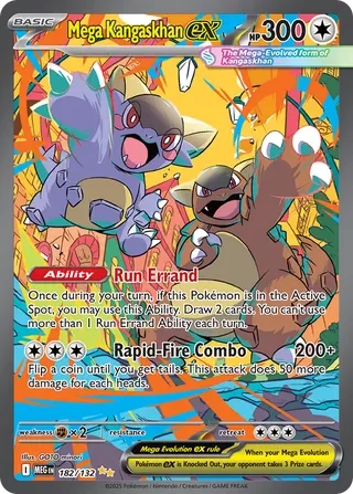 Mega Kangaskhan ex #182 — Mega Evolution
