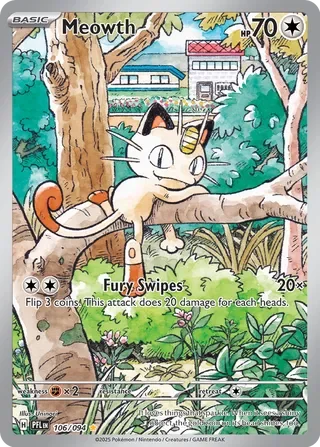 Meowth #106 — Phantasmal Flames
