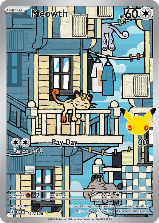Meowth #144 — 30th Celebration