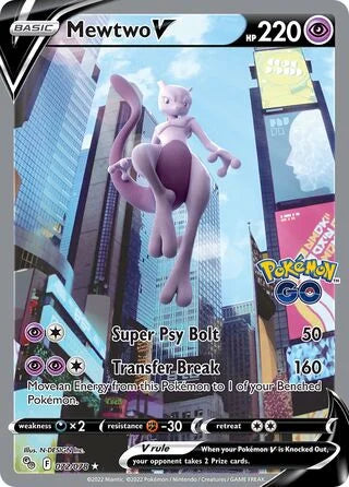 Mewtwo V #072 — Pokémon GO