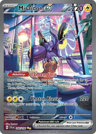 Miraidon ex #244 — Scarlet & Violet