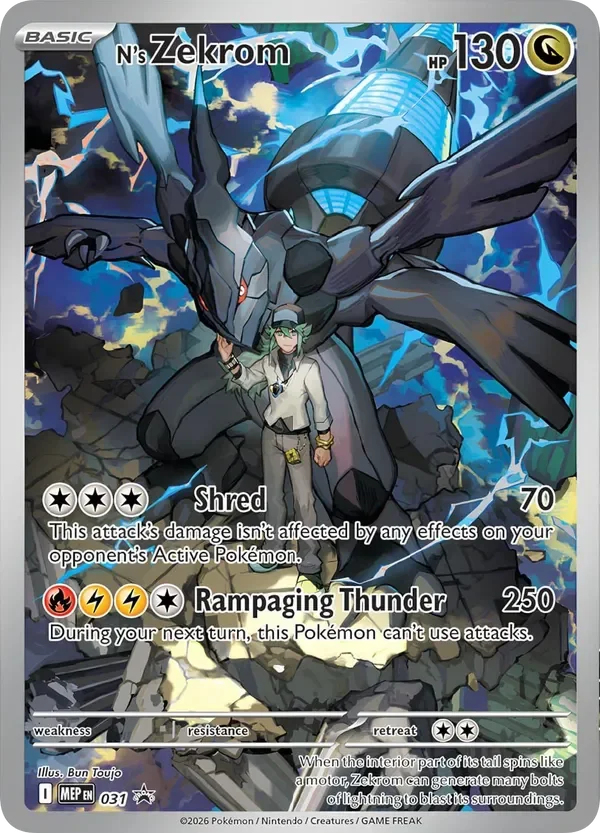 N's Zekrom #MEP031 — Mega Evolutions Promos