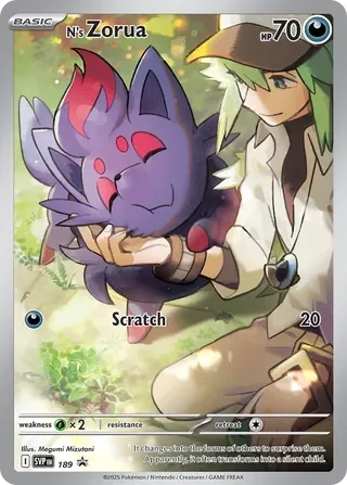 N's Zorua #SVP189 — Scarlet & Violet Promos [ACE 10]
