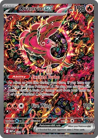 Oricorio ex #MEP024 — Mega Evolutions Promos