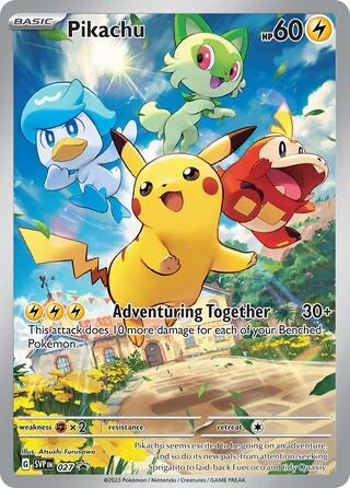 Pikachu #SVP027 — Scarlet & Violet Promos