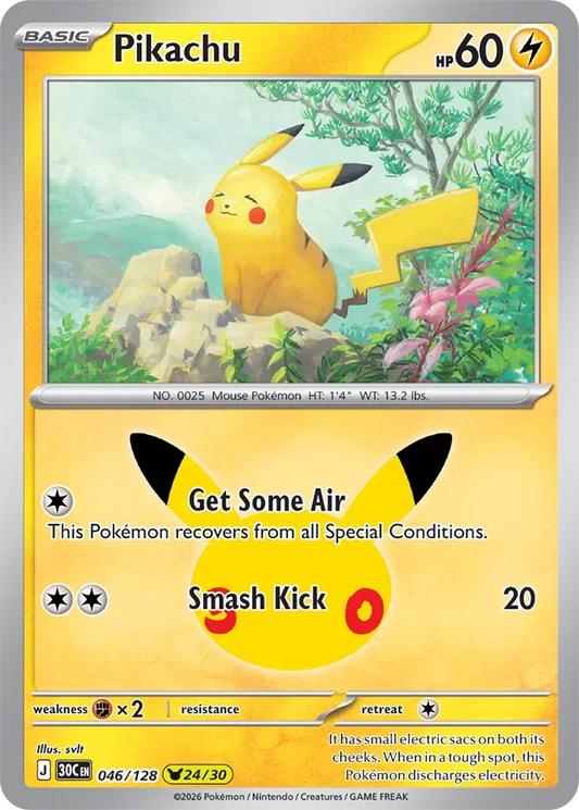 Pikachu #046 — 30th Celebration