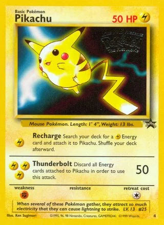 Pikachu #4 — Wizards of the Coast Promos (Pokémon the First Movie)