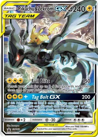 Pikachu & Zekrom GX #SM168 — Sun & Moon Promos
