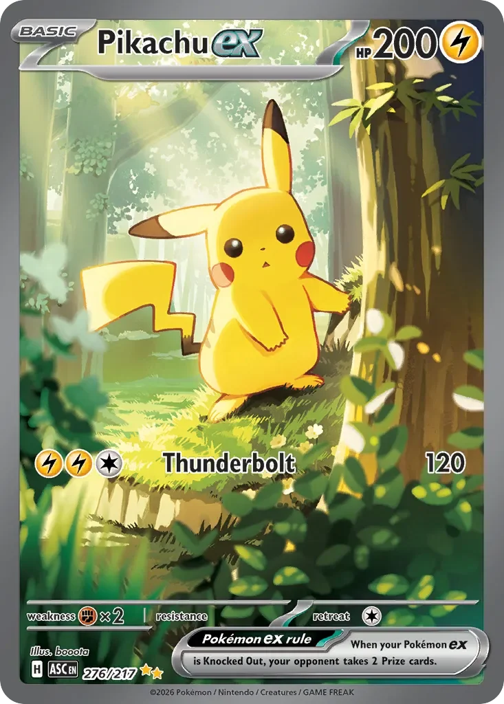 Pikachu ex #276 — Ascended Heroes [ACE 10]