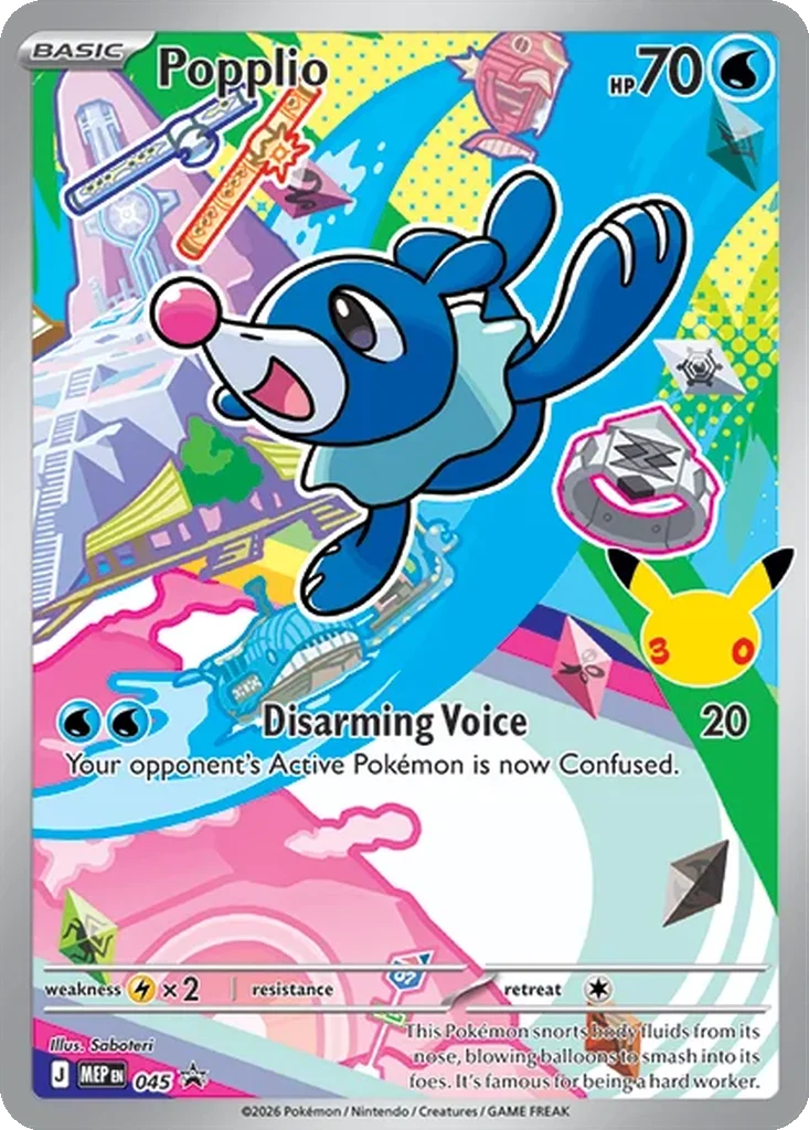 Popplio #MEP045 — Mega Evolutions Promos [ACE 10]