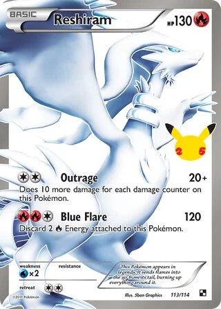 Reshiram #113 — Celebrations