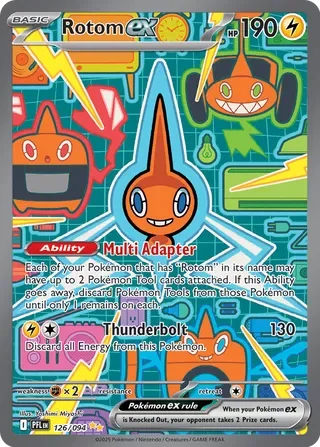 Rotom ex #126 — Phantasmal Flames