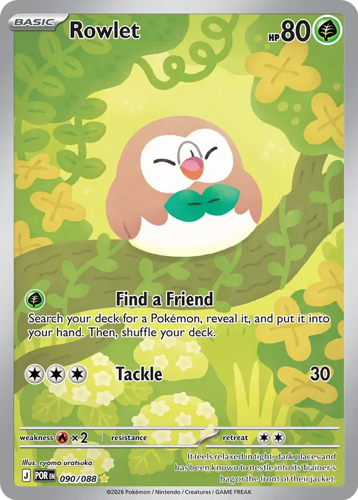 Rowlet #090 — Perfect Order