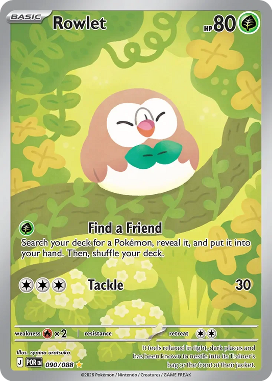 Rowlet #090 — Perfect Order