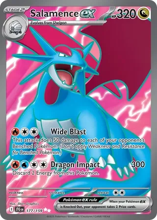 Salamence ex #177 — Journey Together