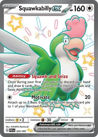 Squawkabilly ex #223 — Paldean Fates