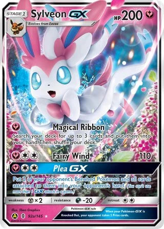 Sylveon GX #92a — Yellow A Alternate