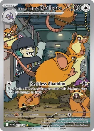 Team Rocket's Raticate #202 — Destined Rivals