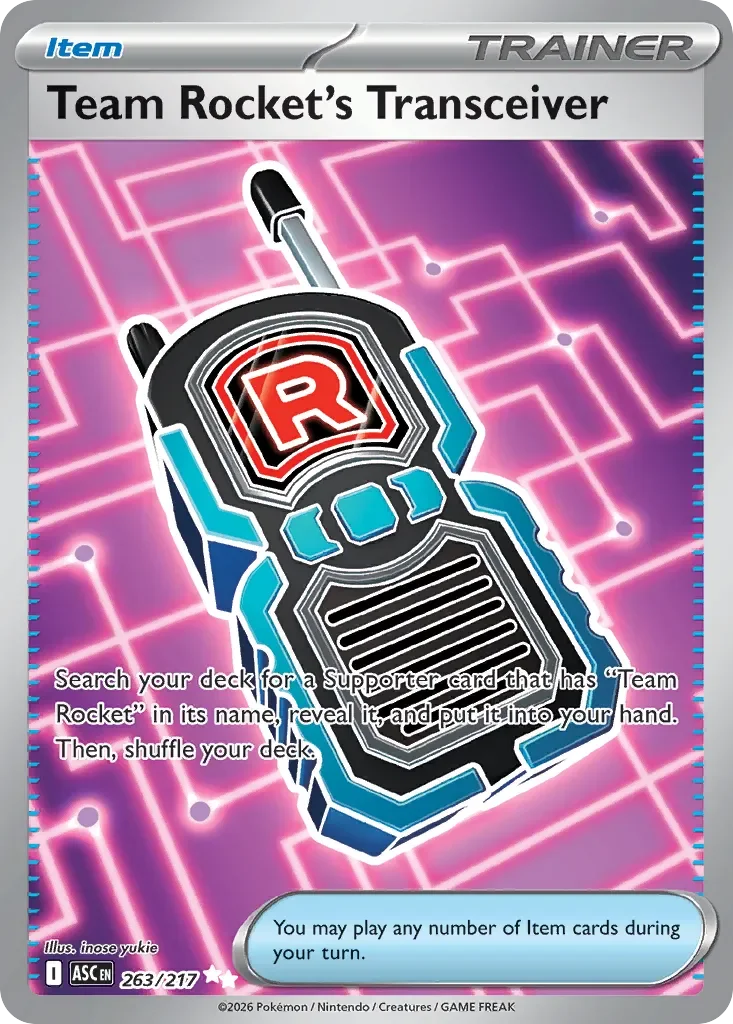 Team Rocket's Transceiver #263 — Ascended Heroes
