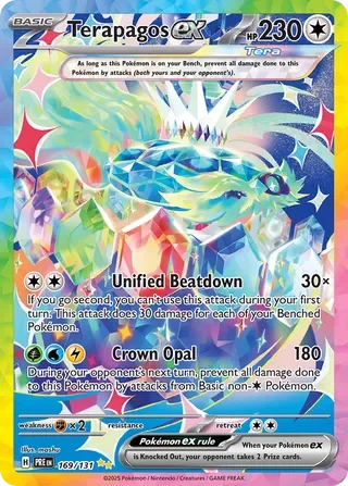 Terapagos ex #169 — Prismatic Evolutions