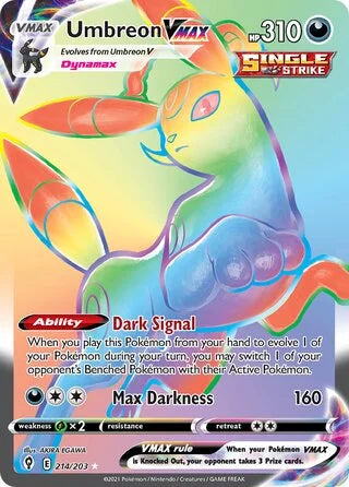 Umbreon VMAX #214 — Evolving Skies
