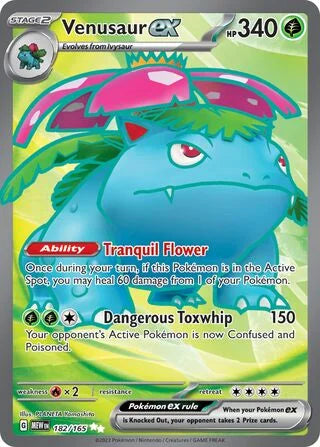 Venusaur ex #182 — Scarlet & Violet 151