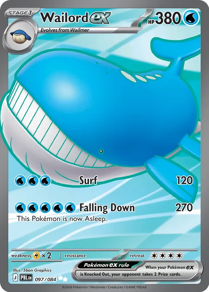 Wailord ex #097 — Pitch Black