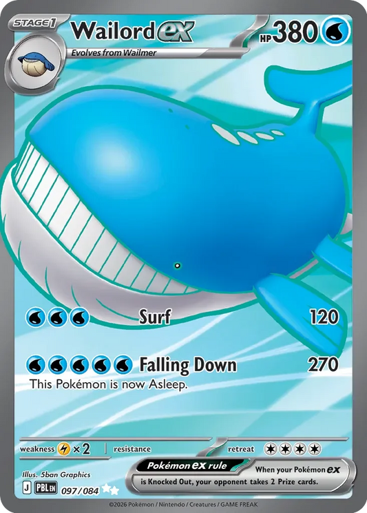 Wailord ex #097 — Pitch Black