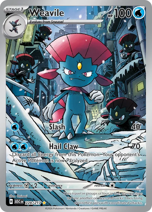 Weavile #228 — Ascended Heroes