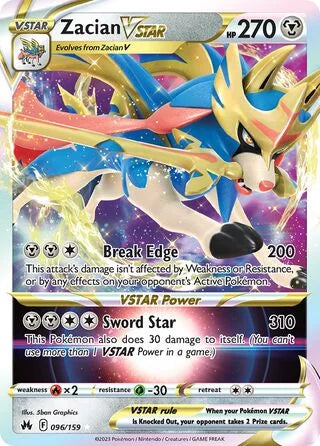 Zacian VSTAR #096 — Crown Zenith