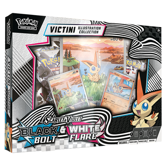 Pokémon TCG: Scarlet & Violet 10.5 - Black Bolt & White Flare Unova Victini Illustration Collection (Pre-Order)