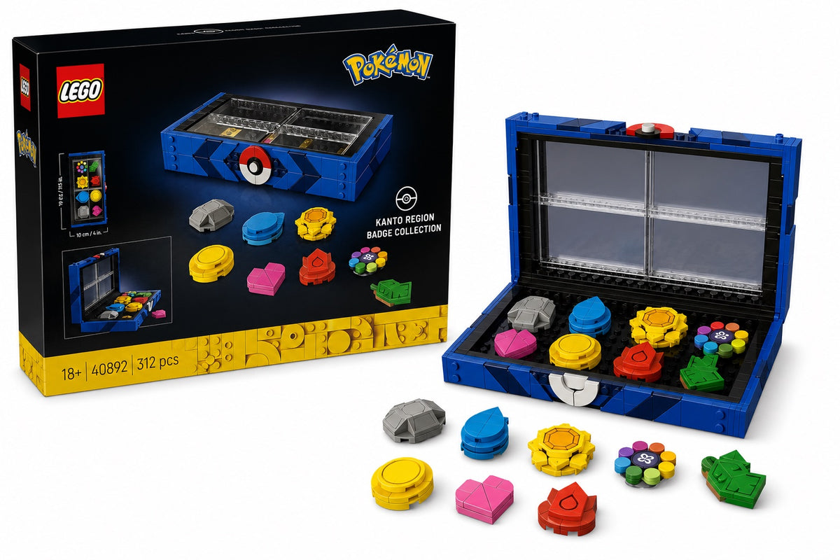 Lego Kanto Region Badge Collection