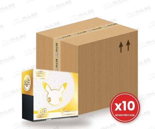 Pokemon 30th Celebration Elite Trainer Box Case