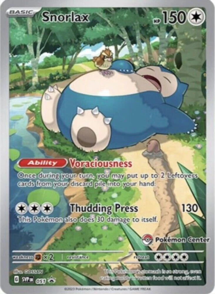 Snorlax #SVP051 — Scarlet & Violet Promos (Pokémon Center)